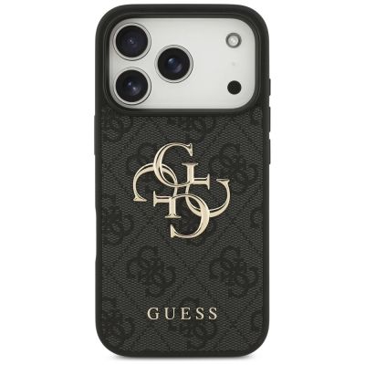 3. Guess 4G Big Logo Case for iPhone 17 Pro - Black