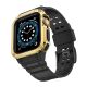 2. Protect Strap Band for Apple Watch 38/40/41mm Armored Case Strap - Black, Gold