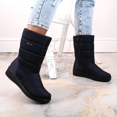 5. High-top snow boots News W EVE436B, navy blue