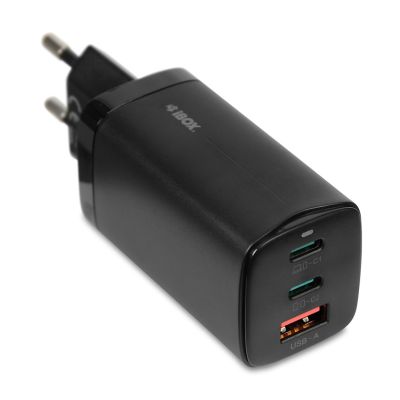 9. I-BOX C-65 GAN PD65W WALL CHARGER CABLE, BLACK
