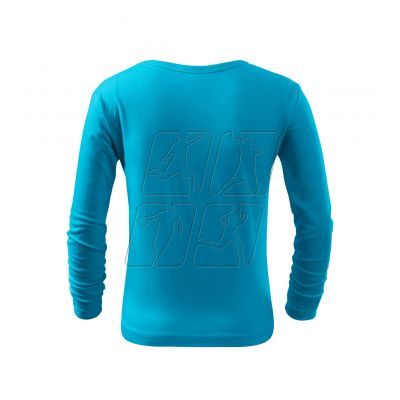 3. Malfini Fit-T LS Jr T-shirt MLI-12144 turquoise