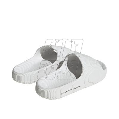 7. Women's/men's adidas Adilette 22 Crystal White flip-flops with comfortable profiled sole white (HQ4672)