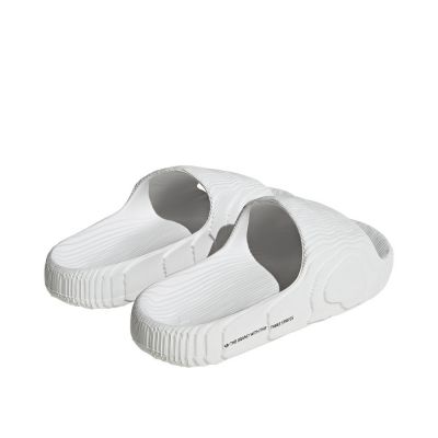 7. Adidas Adilette 22 Crystal White women's/men's slides with a comfortable profiled sole (HQ4672)