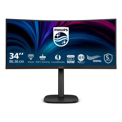 42. Philips monitor 86.4cm (34.0") 34B2U3600C 21:09 HDMI+DP+USB-C