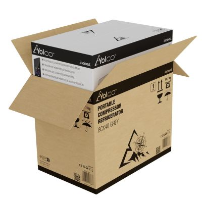 9. Yolco BCX40 Grey Portable Compressor Refrigerator