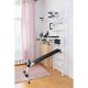 31. WOODEN AND METAL GYMNASTIC WALL BAR WITH BAR, BENCH AND ACCESSORIES BENCHK 233W
