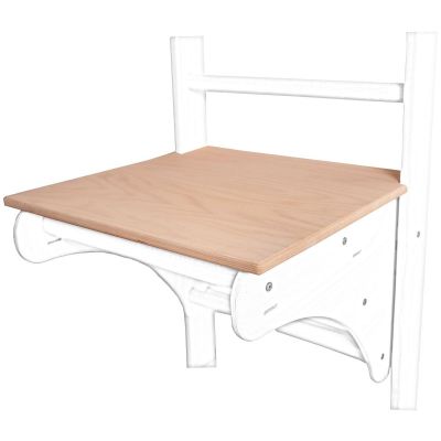 86. WOODEN PULL-UP LADDER WITH DESK BENCHK 112