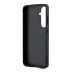7. DKNY Leather Checkered Mono Pattern & Printed Stripes Case for Samsung Galaxy S24 - Black