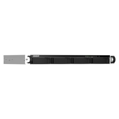 Qnap TS-464eU-8G, 1U, 4 x 2.5"/3.5" SATA, Intel Celeron N5105/N5095 4C/4T, 8GB RAM onboard (not expandable), 2 x 2.5GbE, Single PSU (not upgradeable to RP)