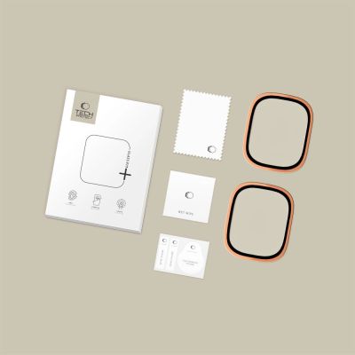 5. Tech-Protect 2-pack tempered glass for Apple Watch Ultra 49mm - orange
