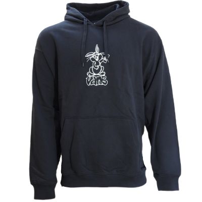 Vans Black Crazy Eddy 66 Loose Pullover Hoodie - VN000JE7BLK