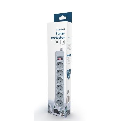 ENERGENIE SPG6-B-6C power strip (1.8 m; gray)
