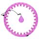 Plus size hula hoop HMS HHW12 with studs and weight purple