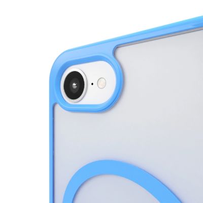 7. Puro Gradient MagSafe Silicone Case for iPhone 16e/17e - Blue