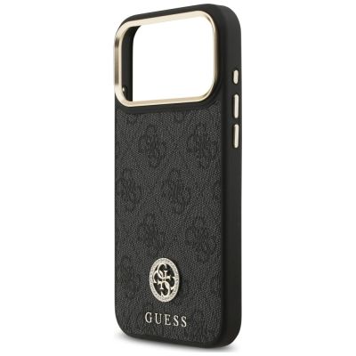 6. Guess 4G Strass Logo MagSafe Case for iPhone 18 Pro Max / 17 Pro Max – black