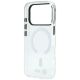 7. BMW M IML Glossy Metal Logo & Trims MagSafe Case for iPhone 18 Pro Max / 17 Pro Max - Transparent