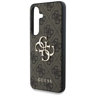 6. Guess Big 4G Logo Classic Logo Case for Samsung Galaxy S25 Brown