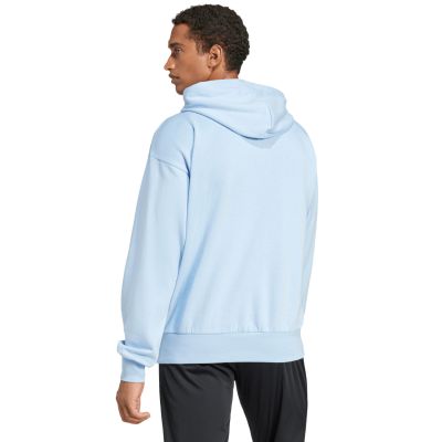 3. Men's adidas Essentials Feelcozy Hoodie, light blue IN6064