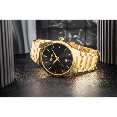 4. Men's Watch Skmei 9140GDBK + BOX