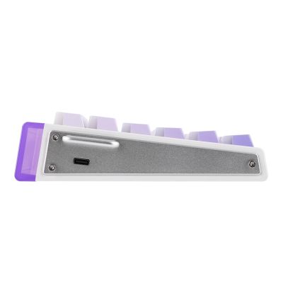 4. gasket HERO84 HE keyboard White+Purple+Gradient+LIGHT JadeKing switch RGB AULA