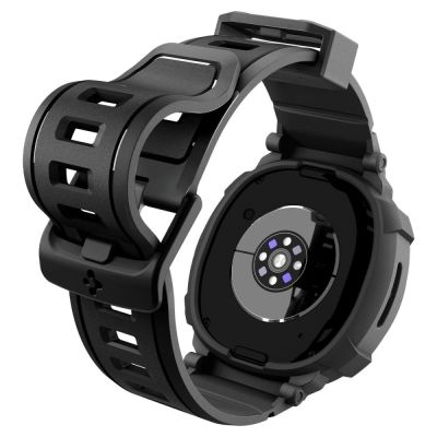 9. Spigen Rugged Armor Pro Strap for Samsung Galaxy Watch 8 44mm - Matte Black