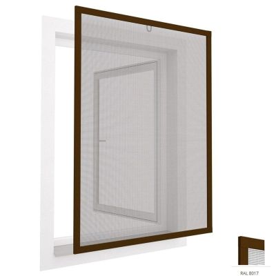 54. MOSQUITO NET WINDOW ALU 100X120 BROWN PLUS