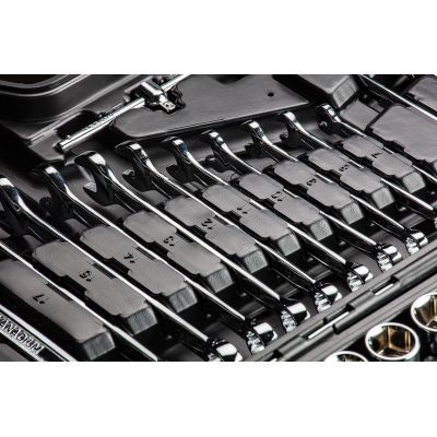 3. Neo Socket wrenches 1/4" 1/2" set 77 pcs CrV 08-915
