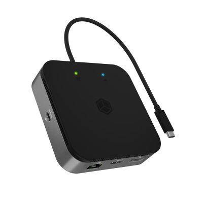 ICY BOX IB-DK408-C41 Wired USB4 Anthracite