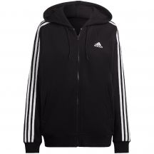 adidas Essentials 3-Stripes French Terry Oversized Full-Zip Hoodie W IC8782