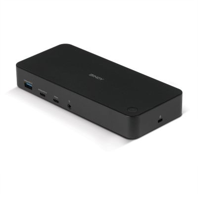4. Universal hybrid USB Type-C and Type-A laptop docking station with 3x4K support (DP, HDMI)