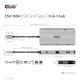 9. CLUB3D CSV-1594 USB 3.2 Gen 1 (3.1 Gen 1) Type-C Docking Station Black, Gray