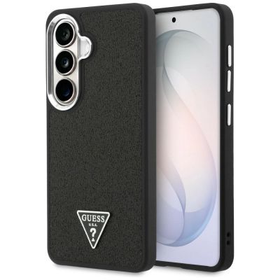 Guess Fixed Glitter Triangle MagSafe case for Samsung Galaxy S26 - black