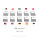 14. Dark Project DPKB_BUSHIDO_87_ISO Gaming Keyboard USB QWERTZ Danish, English, Finnish, German, Scandinavian, Norwegian, Spanish, Swedish, British English, UK International Black