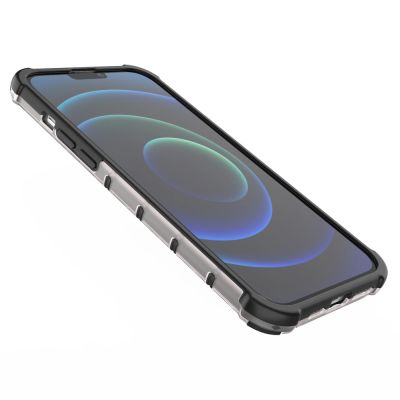 11. Honeycomb Case armor cover with TPU Bumper for iPhone 13 Pro Max blue