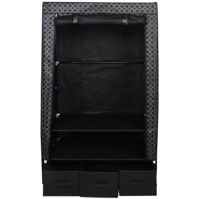 8. TEXTILE WARDROBE 88x50x160CM ORNAMENT 45245