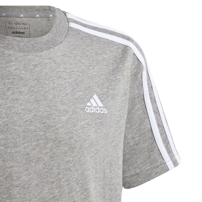 4. adidas Essentials 3-Stripes Cotton Tee Jr IB1669