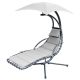 4. SWING ROCKING CHAIR WITH UMBRELLA LISBON GRAY