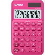 CASIO POCKET CALCULATOR SL-310UC-RD RED, 10-DIGITAL DISPLAY