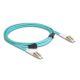 3. DeLOCK Metal-reinforced Fiber Optic Cable LC Duplex to LC Duplex Multimode OM3, 3 m