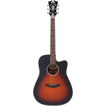 D'angelico Premier Bowery LS Vintage Sunburst - electro-acoustic guitar
