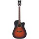 D'angelico Premier Bowery LS Vintage Sunburst - electro-acoustic guitar