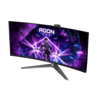 43. AOC AGON PRO AG346UCD Computer Monitor 86.4 cm (34") 3440 x 1440 px Wide Quad HD QD-OLED Black, Gray