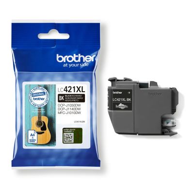 4. Brother LC-421XLBK ink cartridge 1 pc. Original High (XL) yield Black
