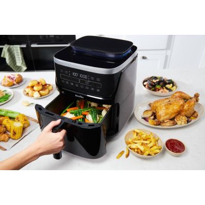 6. Breville VDF133X Air Fryer Steam Air Fryer