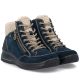 10. Waterproof comfortable navy leather lace-up boots Rieker L7701-14