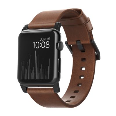 21. Nomad NM1A4RBM00 Smart Personal Accessory Band Brown Leather