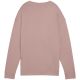 3. Puma ESS Small No. 11 Logo Relaxed Crew Women's Sweatshirt Pink 684975 88
