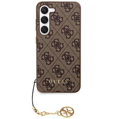 3. Guess 4G Charms Collection case for Samsung Galaxy A35 - brown