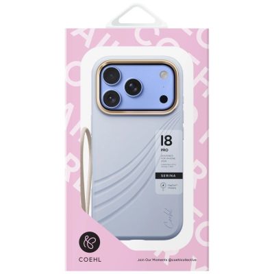 4. Uniq Coehl Serina Magnetic Charging Case for iPhone 18 Pro / 17 Pro - Blue