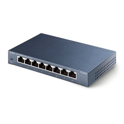 3. TP-Link TL-SG108 Unmanaged Gigabit Ethernet (10/100/1000) Black